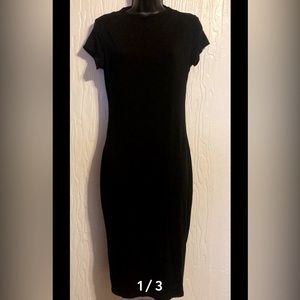 NWT Fashion Nova Fitted Black Dress